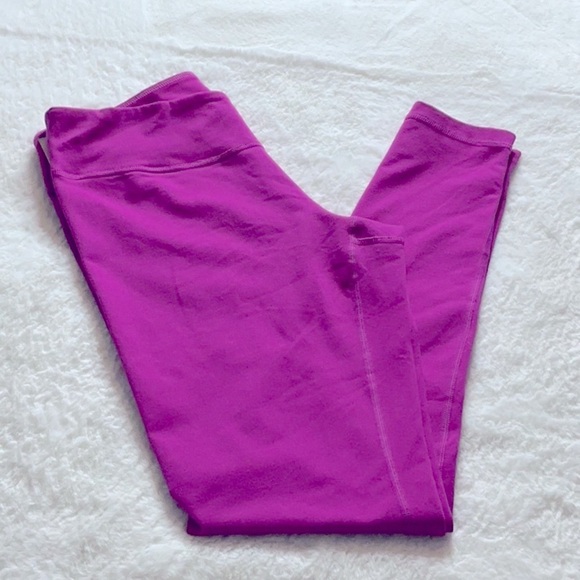 Zella Purple Performance Leggings - Picture 1 of 8